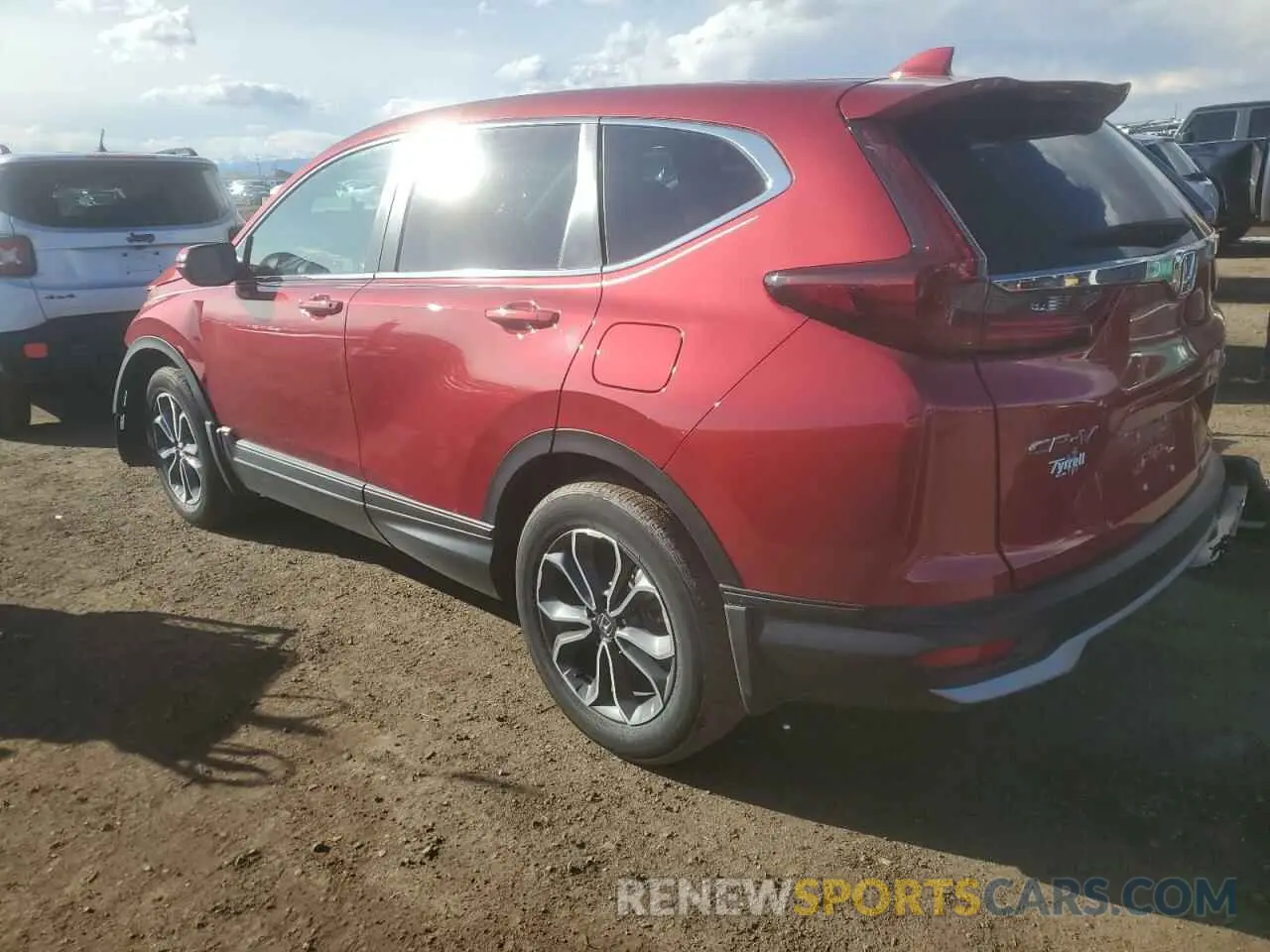 2 Photograph of a damaged car 2HKRW2H86MH601840 HONDA CRV 2021