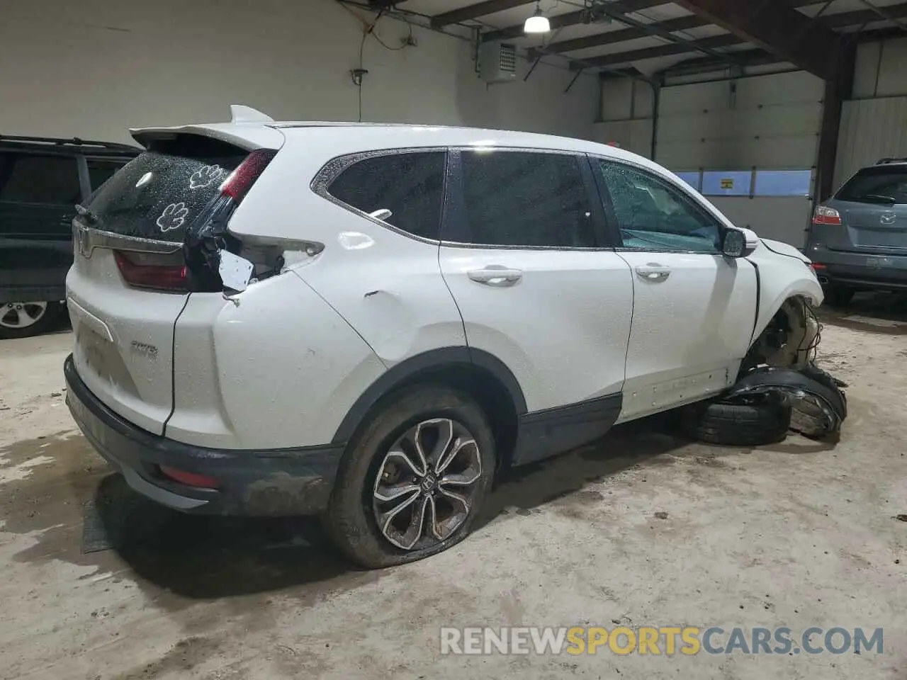 3 Photograph of a damaged car 2HKRW2H87MH637651 HONDA CRV 2021