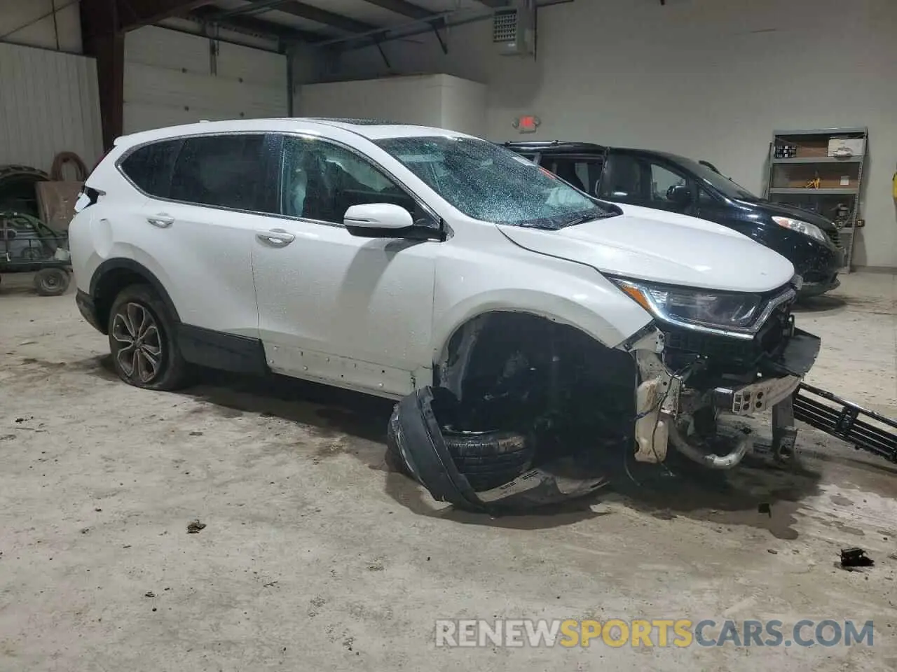 4 Photograph of a damaged car 2HKRW2H87MH637651 HONDA CRV 2021