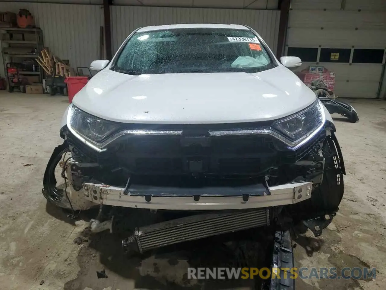 5 Photograph of a damaged car 2HKRW2H87MH637651 HONDA CRV 2021