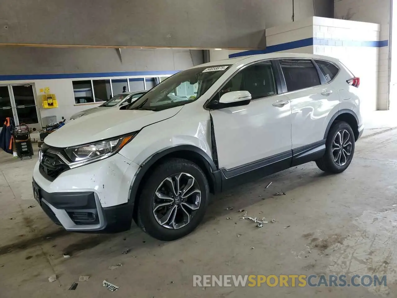 1 Photograph of a damaged car 2HKRW2H87MH678040 HONDA CRV 2021