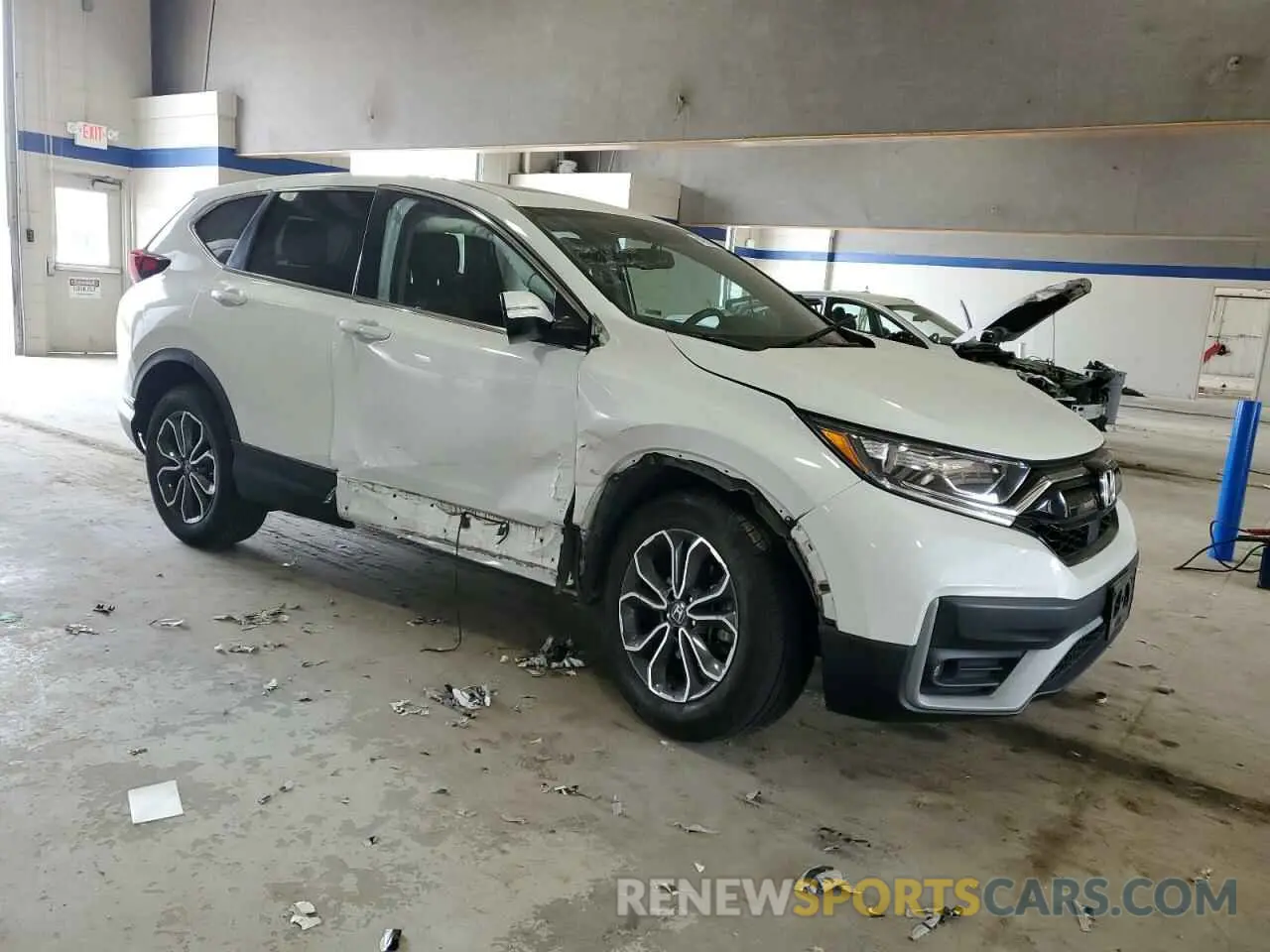4 Photograph of a damaged car 2HKRW2H87MH678040 HONDA CRV 2021