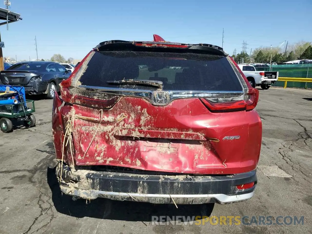 6 Photograph of a damaged car 2HKRW2H88MH654412 HONDA CRV 2021