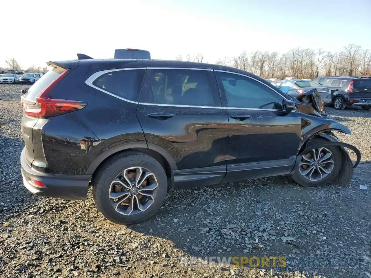 3 Photograph of a damaged car 2HKRW2H88MH664115 HONDA CRV 2021