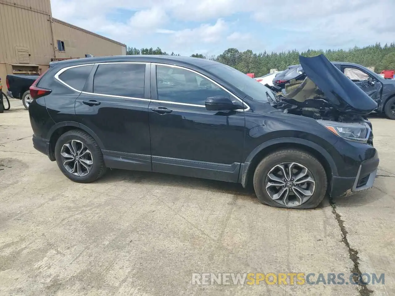 4 Photograph of a damaged car 2HKRW2H89MH607955 HONDA CRV 2021