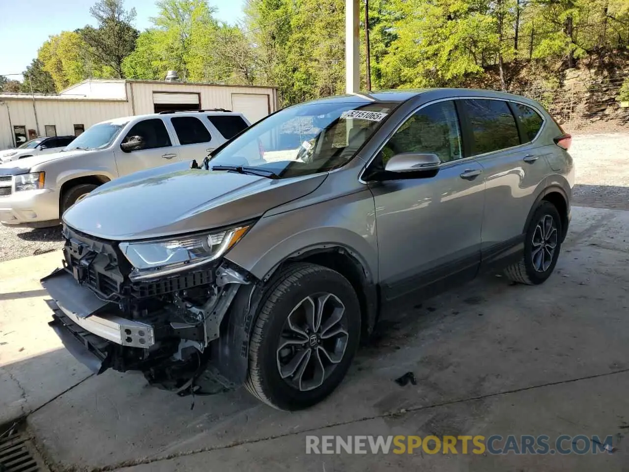 1 Photograph of a damaged car 2HKRW2H8XMH673642 HONDA CRV 2021