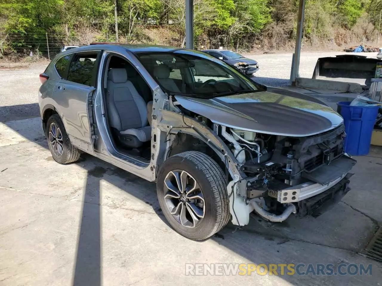 4 Photograph of a damaged car 2HKRW2H8XMH673642 HONDA CRV 2021