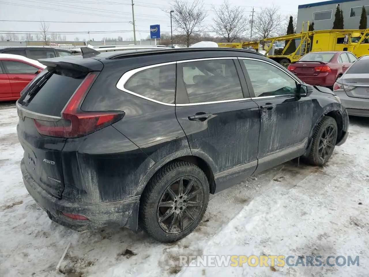 3 Photograph of a damaged car 2HKRW2H91MH218218 HONDA CRV 2021