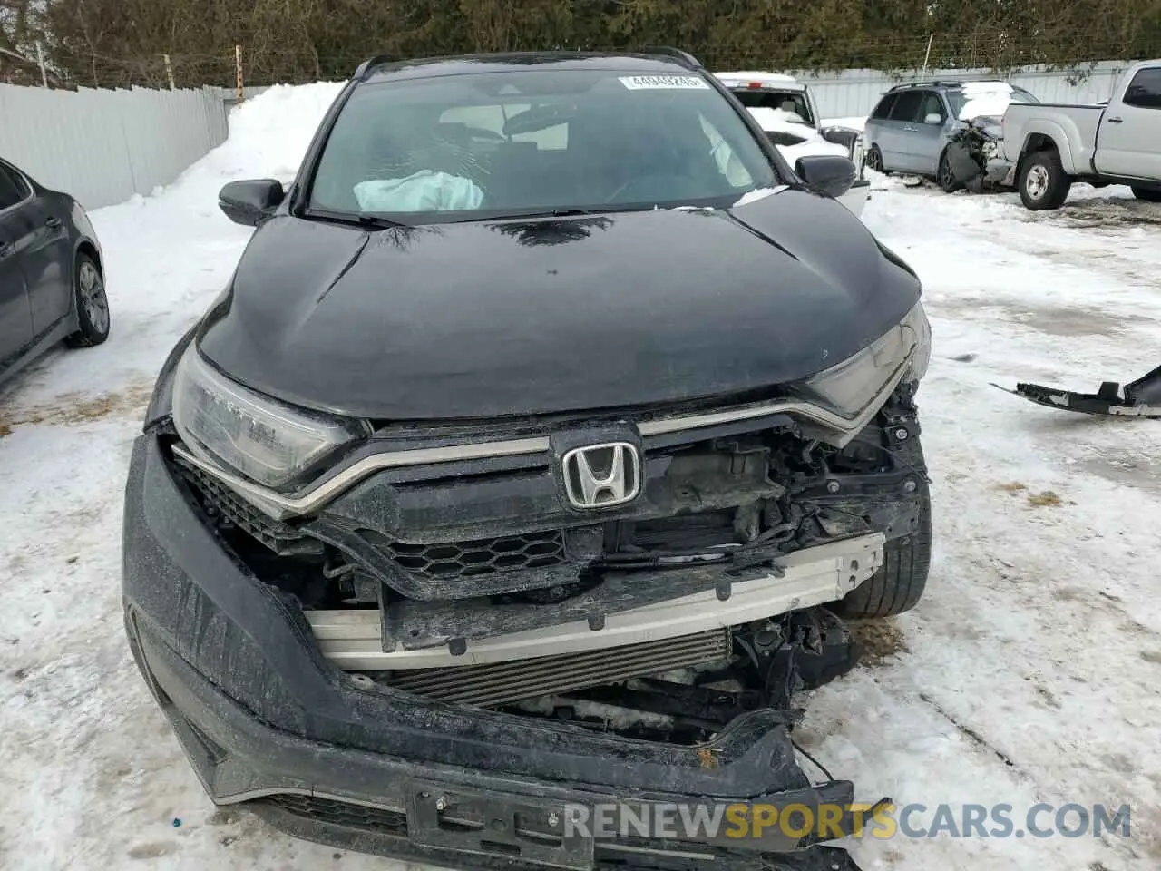 5 Photograph of a damaged car 2HKRW2H91MH218218 HONDA CRV 2021