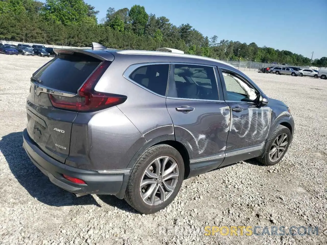 3 Photograph of a damaged car 2HKRW2H93MH675046 HONDA CRV 2021