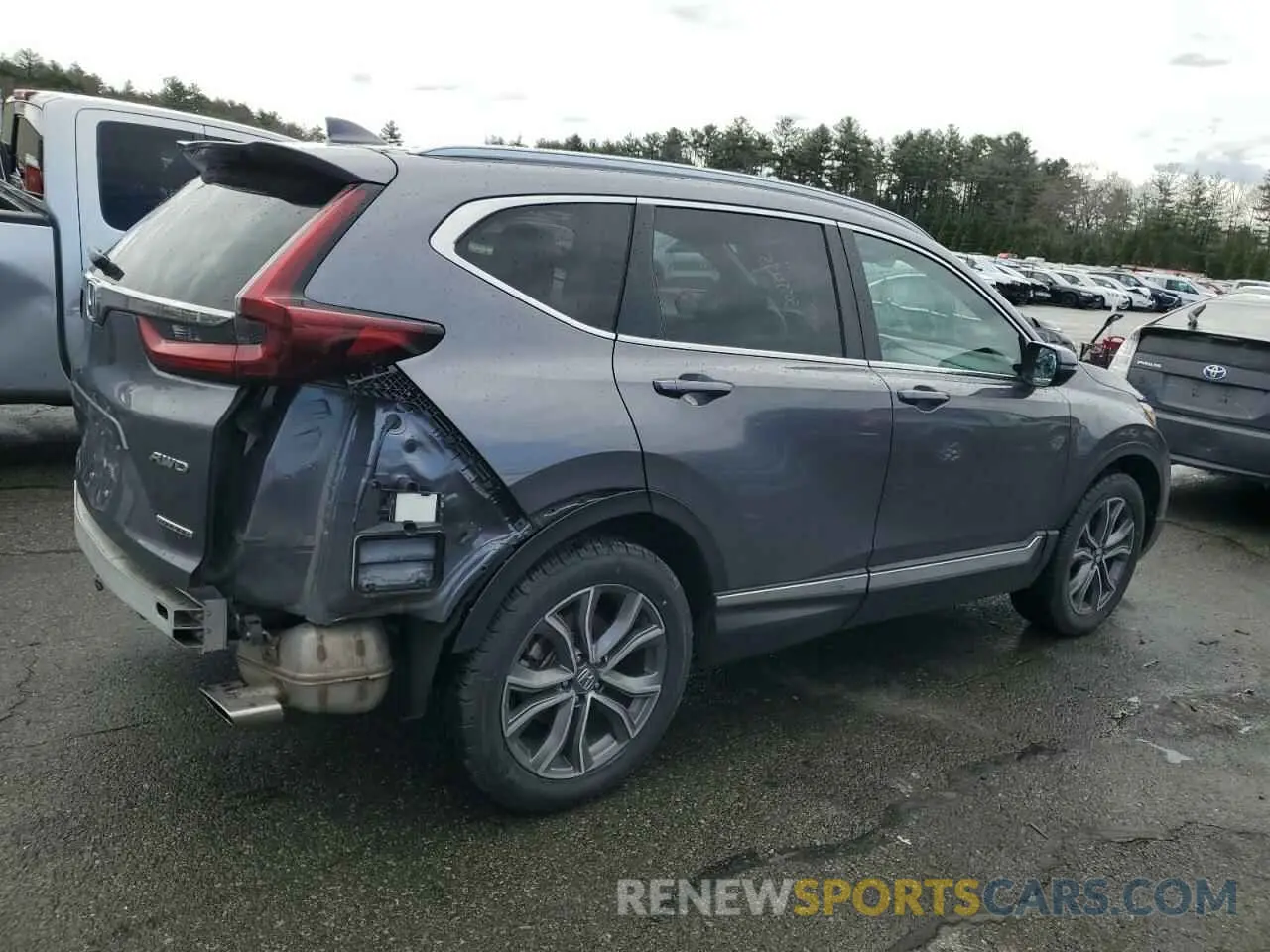 3 Photograph of a damaged car 2HKRW2H94MH641665 HONDA CRV 2021