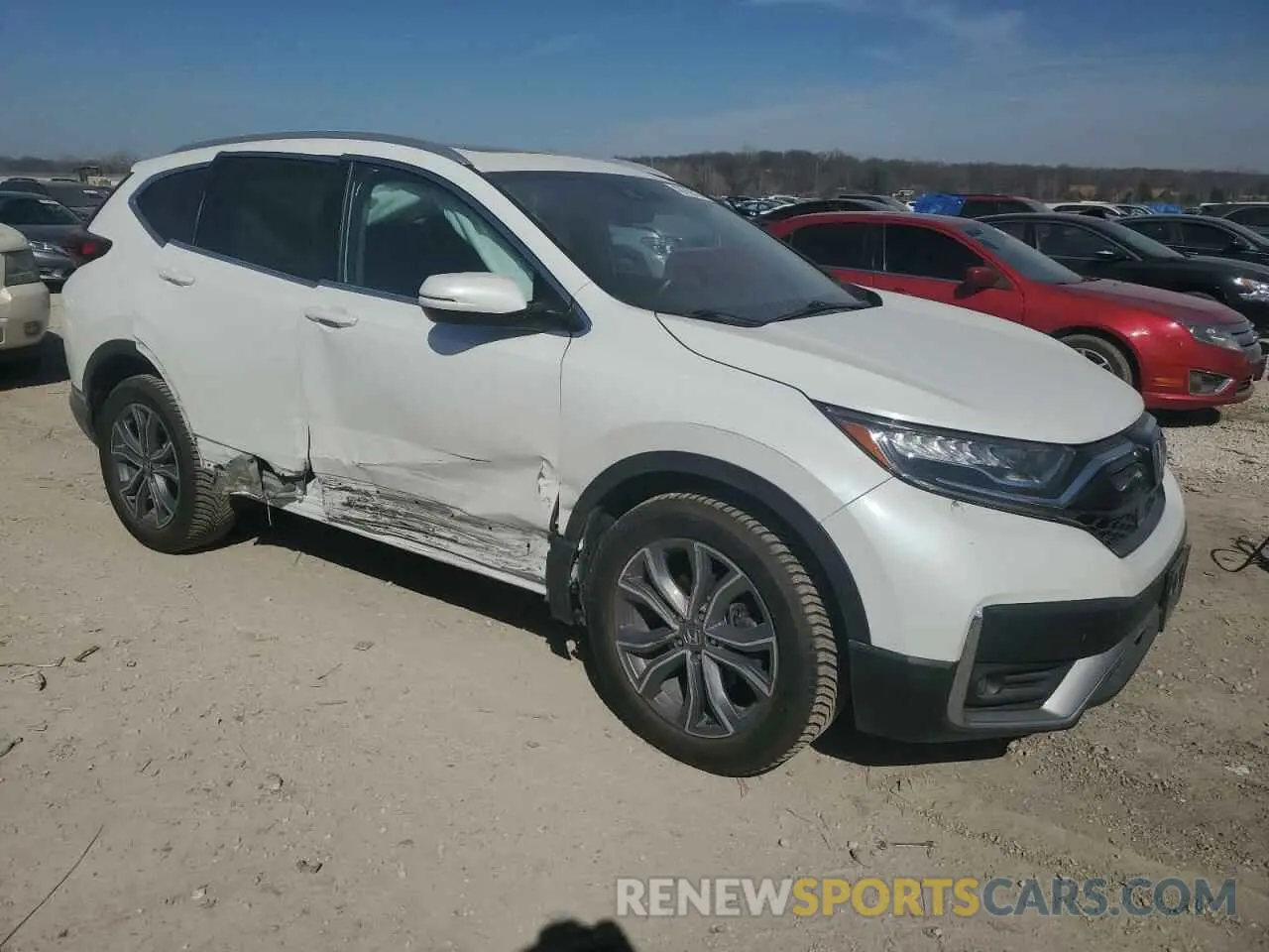 4 Photograph of a damaged car 2HKRW2H97MH644561 HONDA CRV 2021