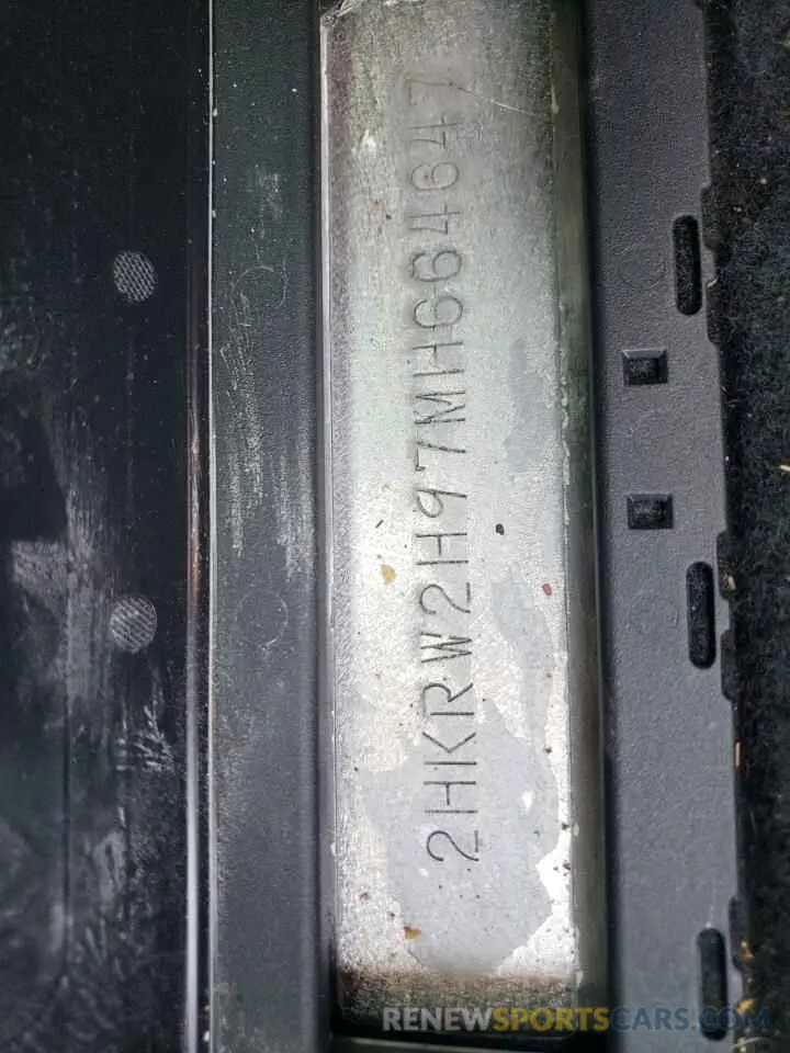 13 Photograph of a damaged car 2HKRW2H97MH664647 HONDA CRV 2021