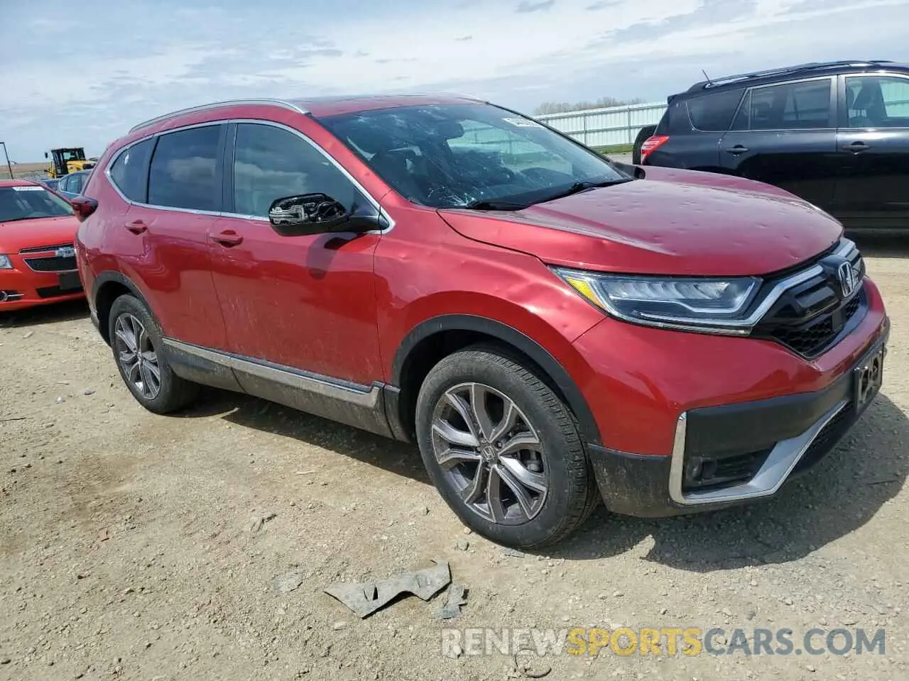 4 Photograph of a damaged car 2HKRW2H98MH658016 HONDA CRV 2021