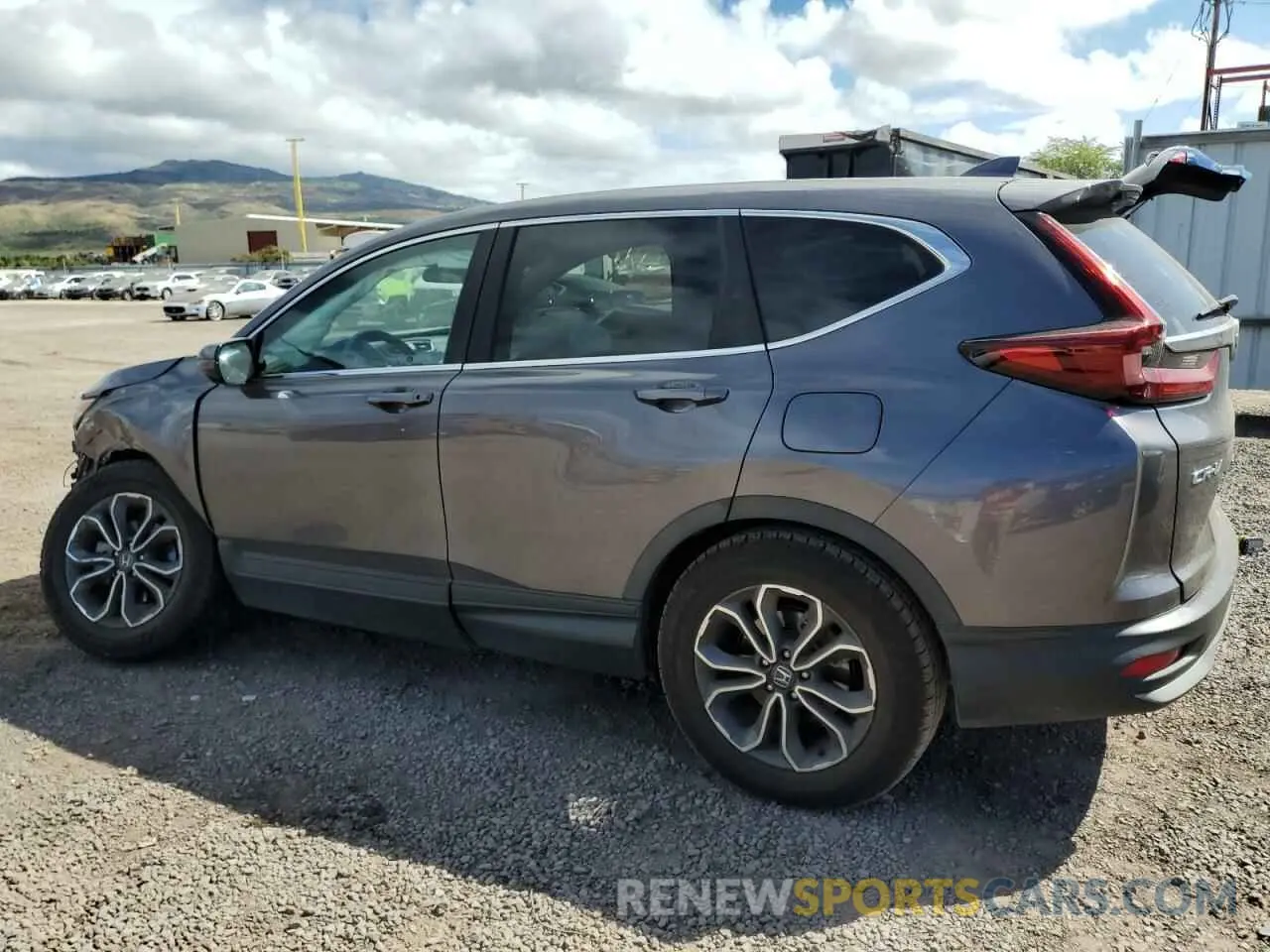 2 Photograph of a damaged car 5J6RW1H51MA012535 HONDA CRV 2021
