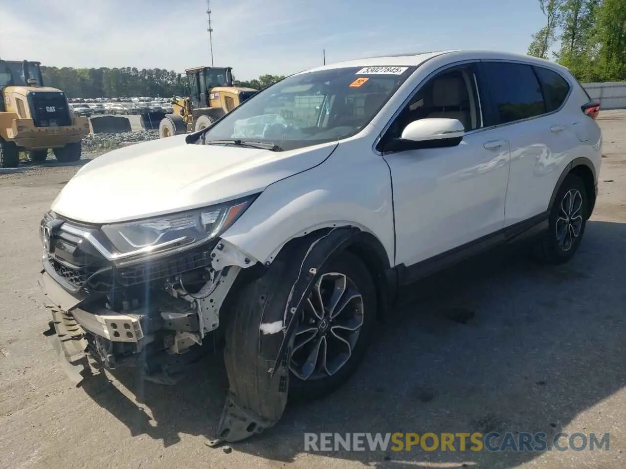1 Photograph of a damaged car 5J6RW1H54MA013825 HONDA CRV 2021