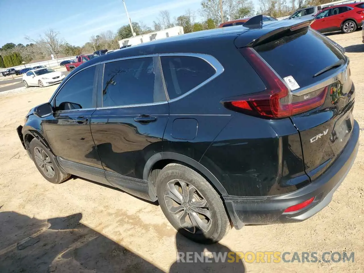 2 Photograph of a damaged car 5J6RW1H57MA006092 HONDA CRV 2021