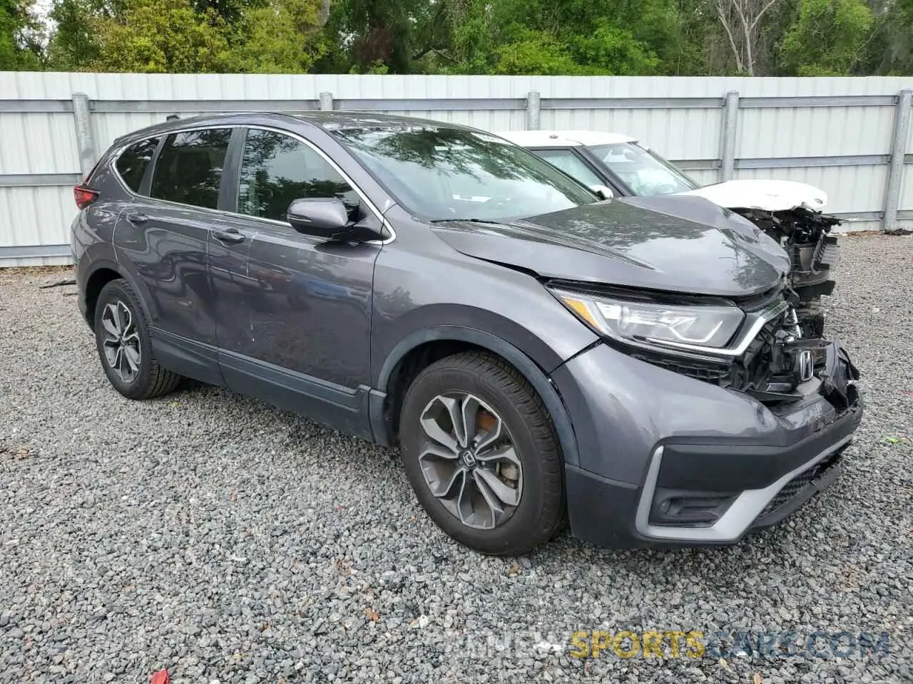 4 Photograph of a damaged car 5J6RW1H58MA006957 HONDA CRV 2021