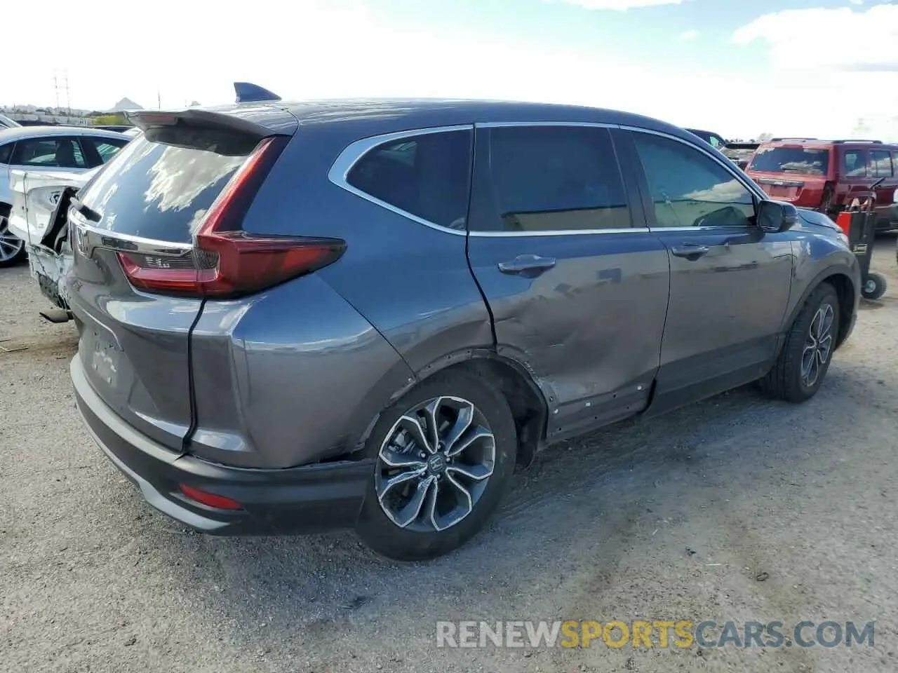 3 Photograph of a damaged car 5J6RW1H85MA014007 HONDA CRV 2021
