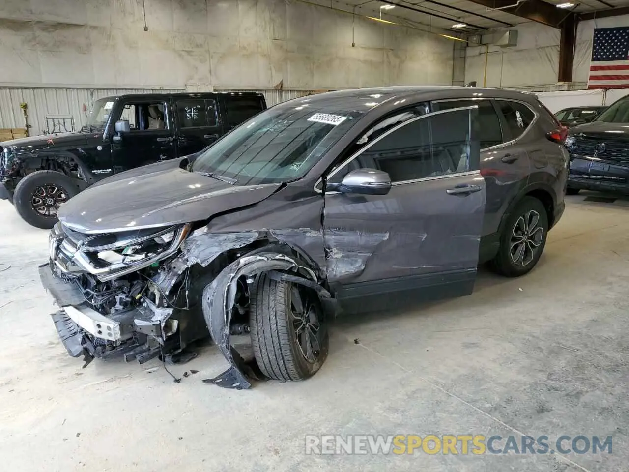 1 Photograph of a damaged car 5J6RW2H50ML014139 HONDA CRV 2021