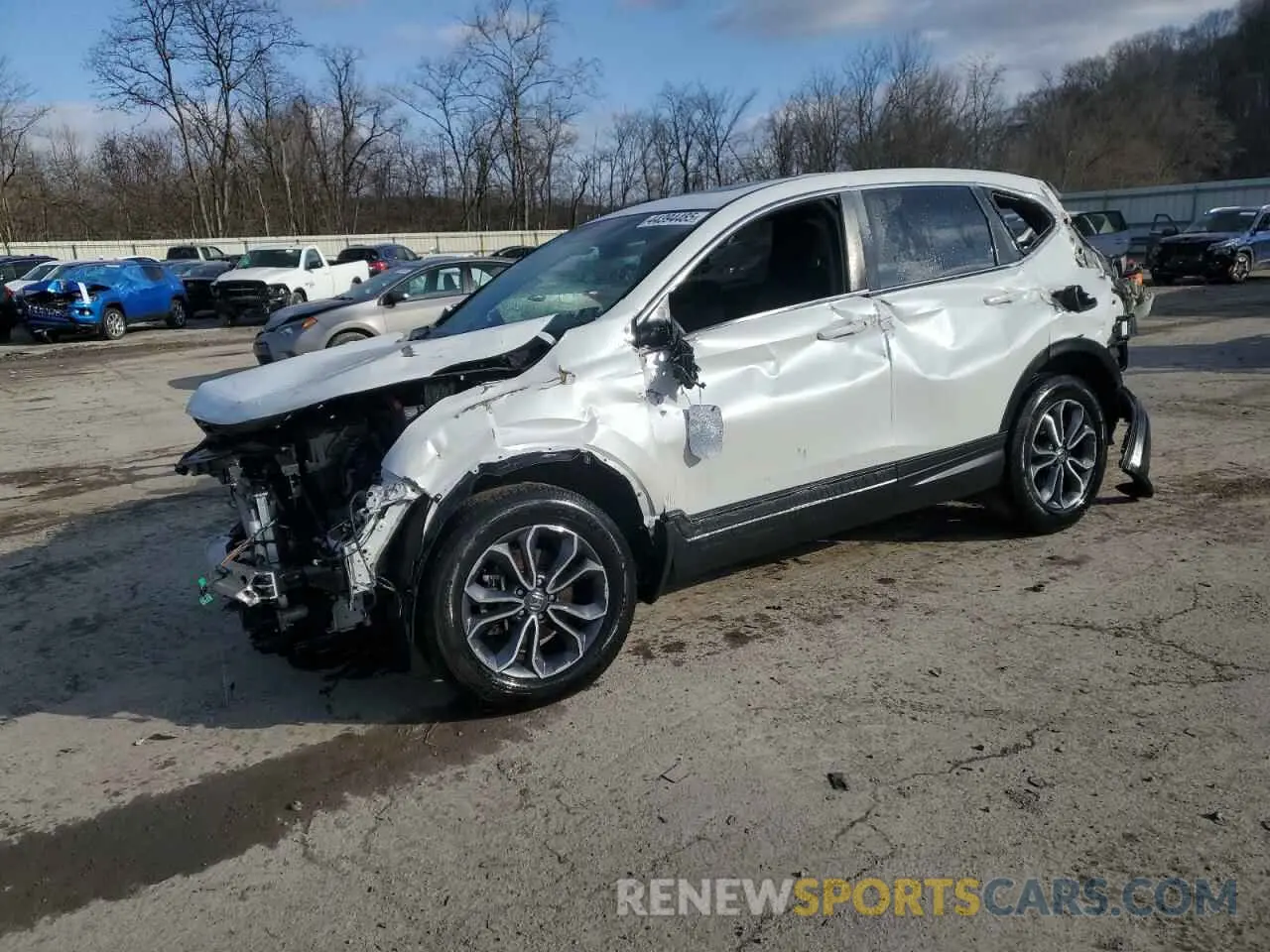 1 Photograph of a damaged car 5J6RW2H50ML025271 HONDA CRV 2021