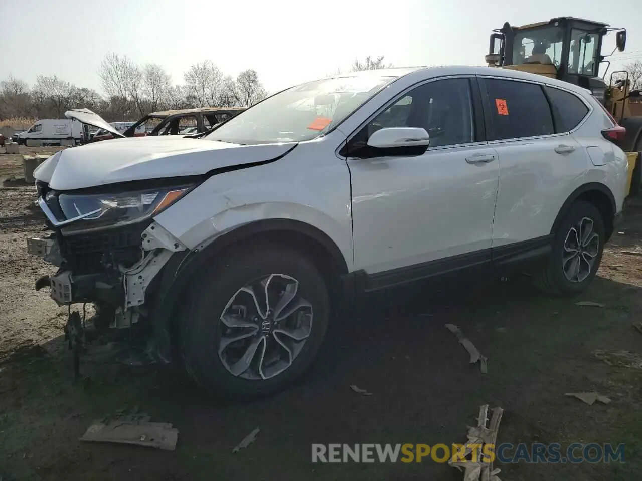 1 Photograph of a damaged car 5J6RW2H51ML017499 HONDA CRV 2021