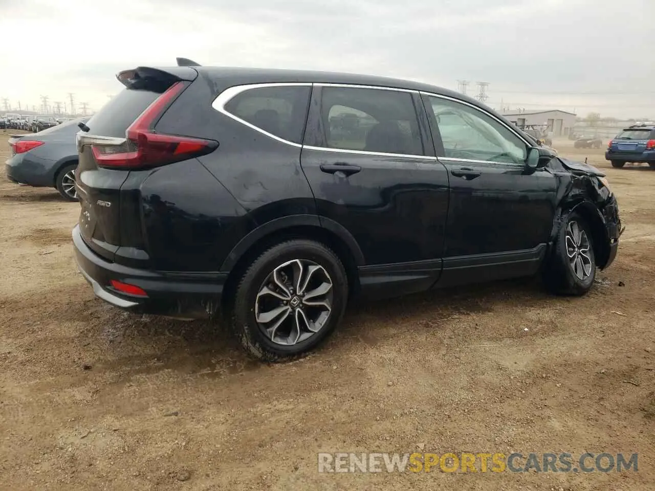 3 Photograph of a damaged car 5J6RW2H51ML021939 HONDA CRV 2021