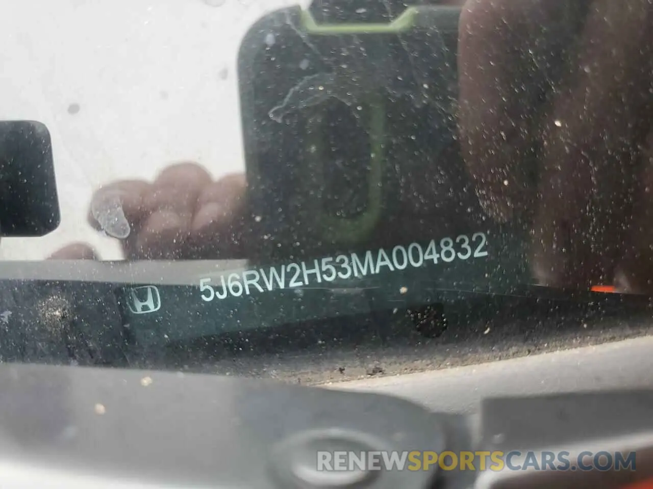 14 Photograph of a damaged car 5J6RW2H53MA004832 HONDA CRV 2021