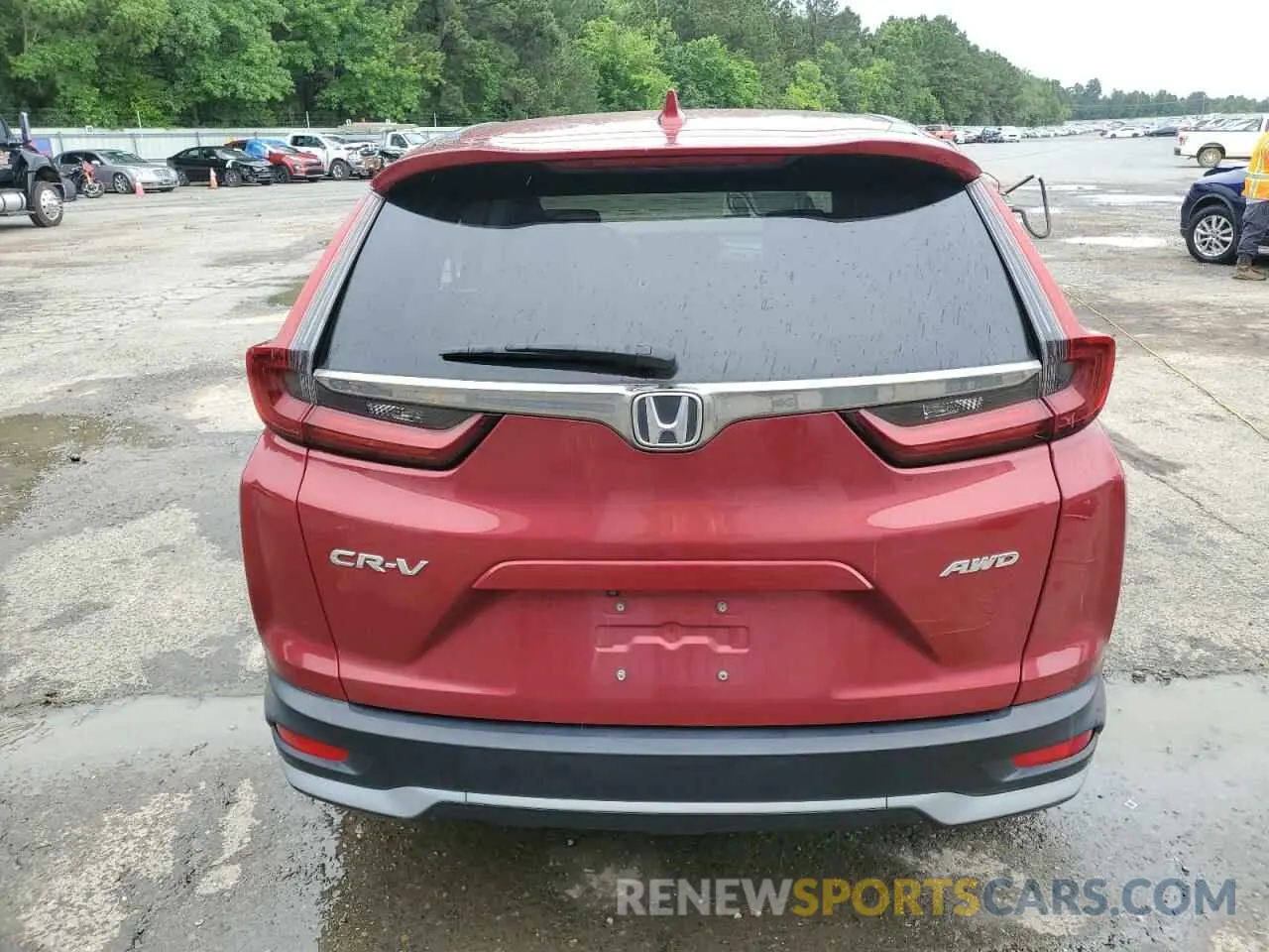 6 Photograph of a damaged car 5J6RW2H53MA004832 HONDA CRV 2021