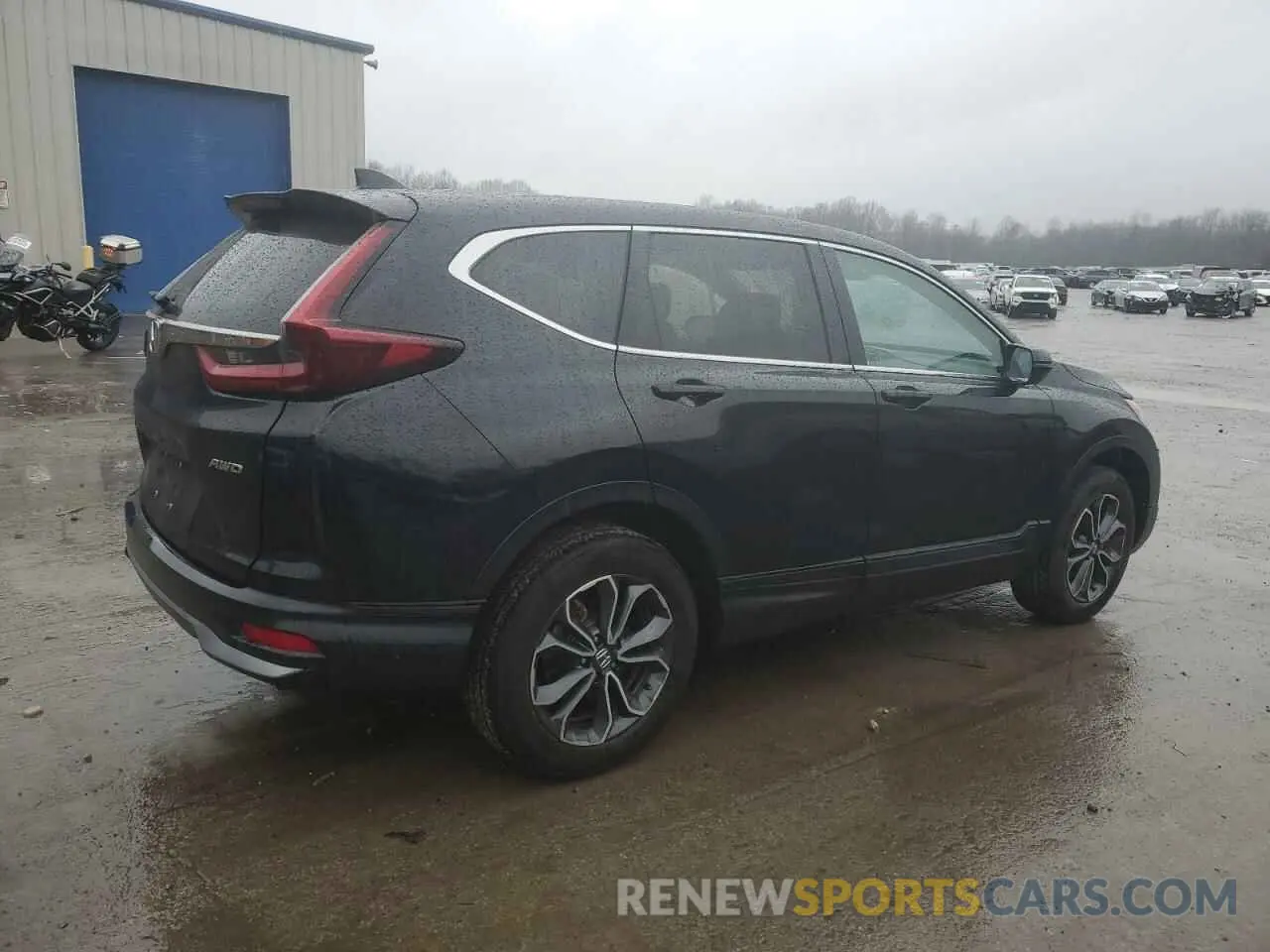 3 Photograph of a damaged car 5J6RW2H53ML001496 HONDA CRV 2021