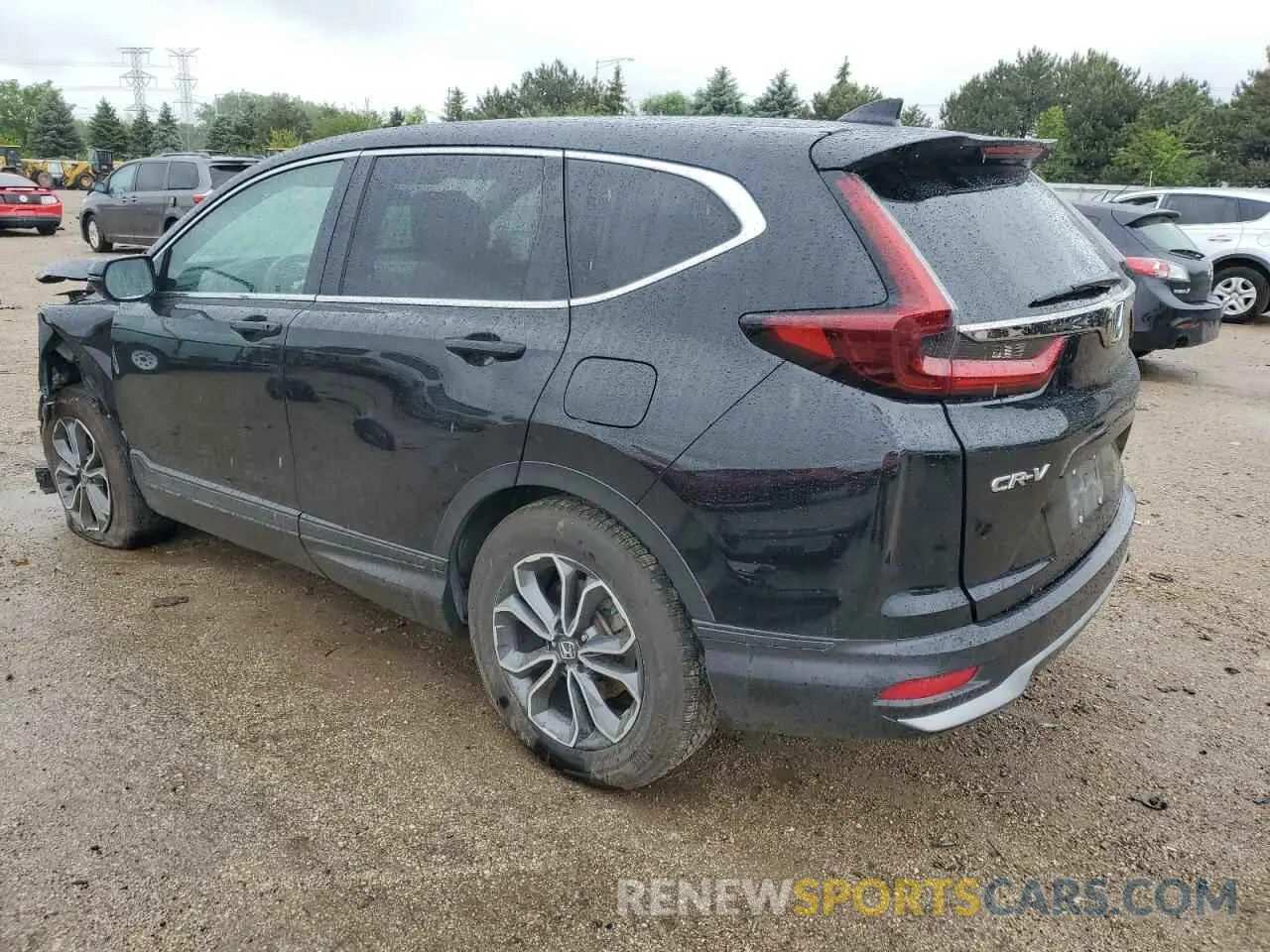 2 Photograph of a damaged car 5J6RW2H53ML013454 HONDA CRV 2021