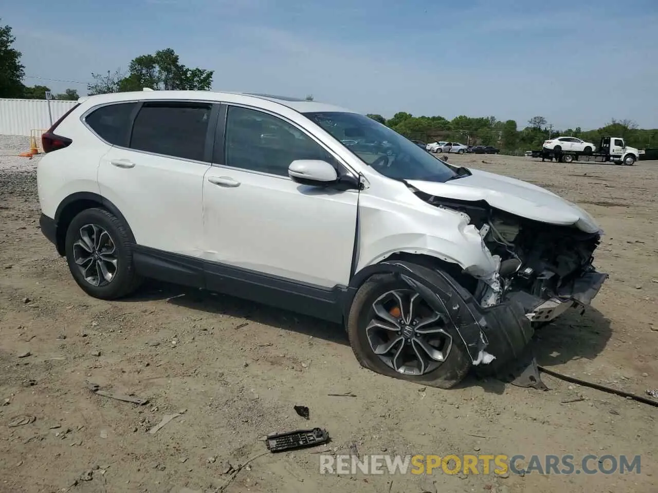 4 Photograph of a damaged car 5J6RW2H54MA002751 HONDA CRV 2021