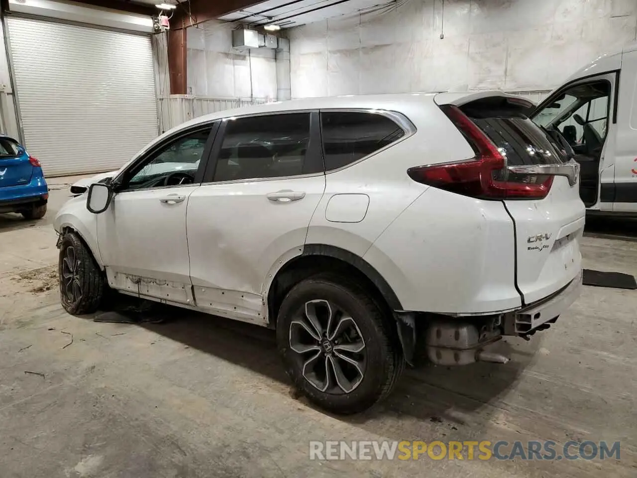 2 Photograph of a damaged car 5J6RW2H54MA015502 HONDA CRV 2021
