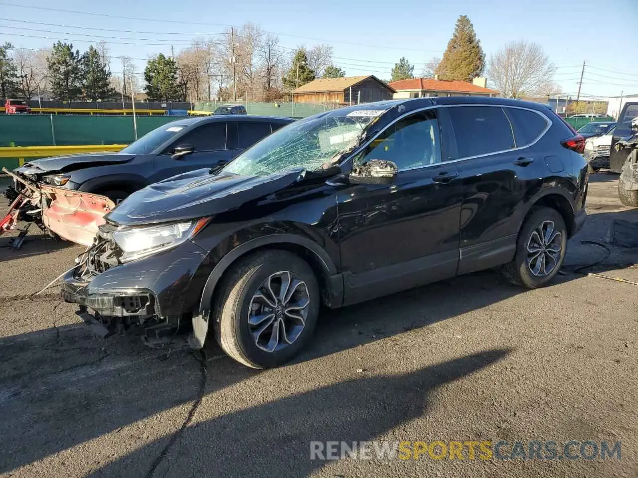 1 Photograph of a damaged car 5J6RW2H55ML022625 HONDA CRV 2021