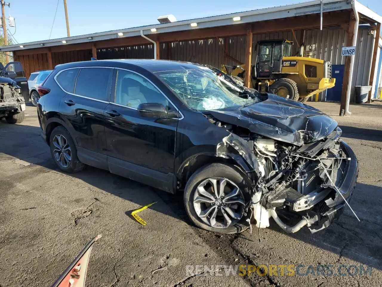 4 Photograph of a damaged car 5J6RW2H55ML022625 HONDA CRV 2021