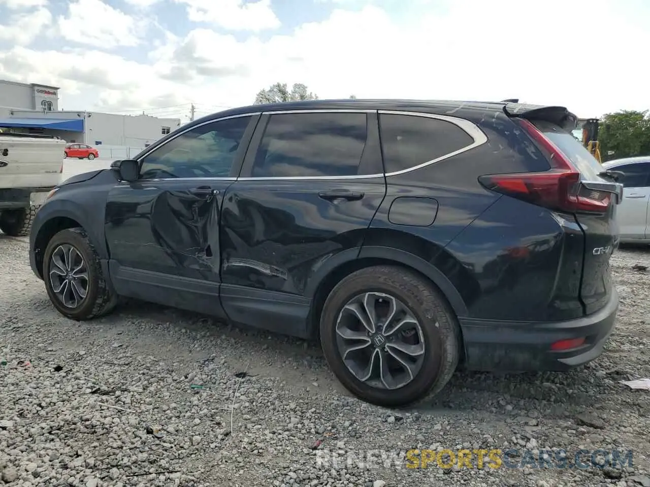 2 Photograph of a damaged car 5J6RW2H56ML014906 HONDA CRV 2021