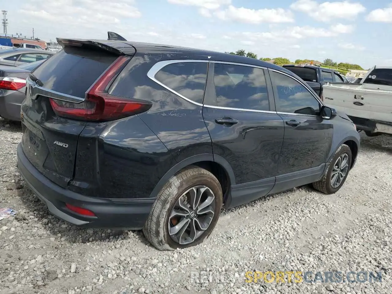 3 Photograph of a damaged car 5J6RW2H56ML014906 HONDA CRV 2021