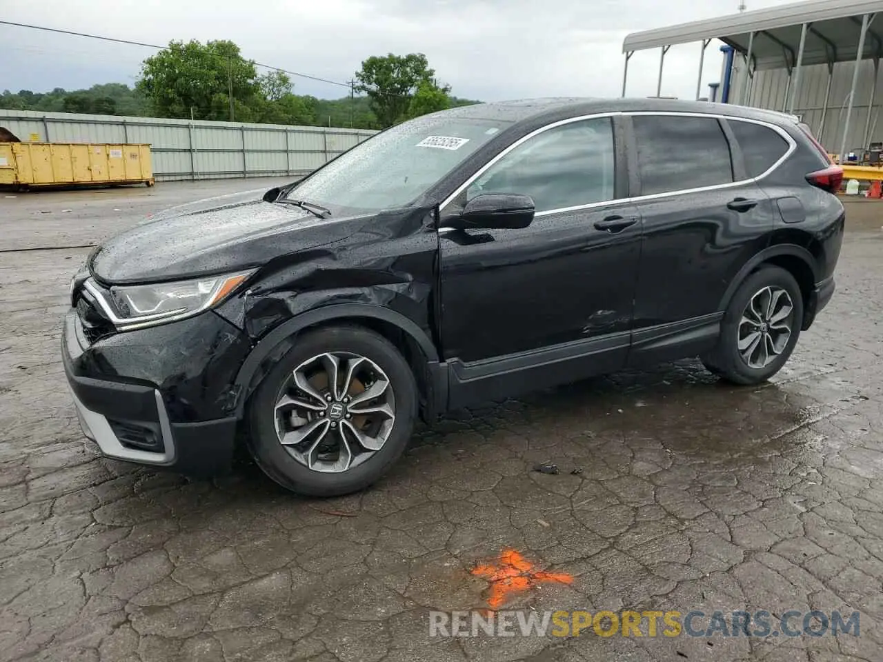 1 Photograph of a damaged car 5J6RW2H81MA000708 HONDA CRV 2021