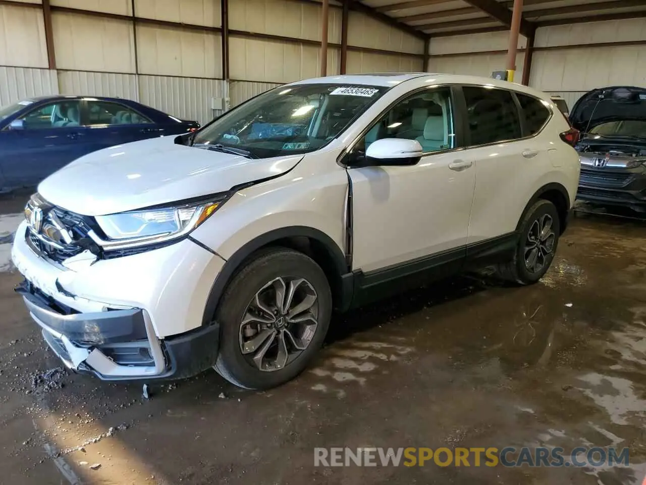 1 Photograph of a damaged car 5J6RW2H82MA014469 HONDA CRV 2021