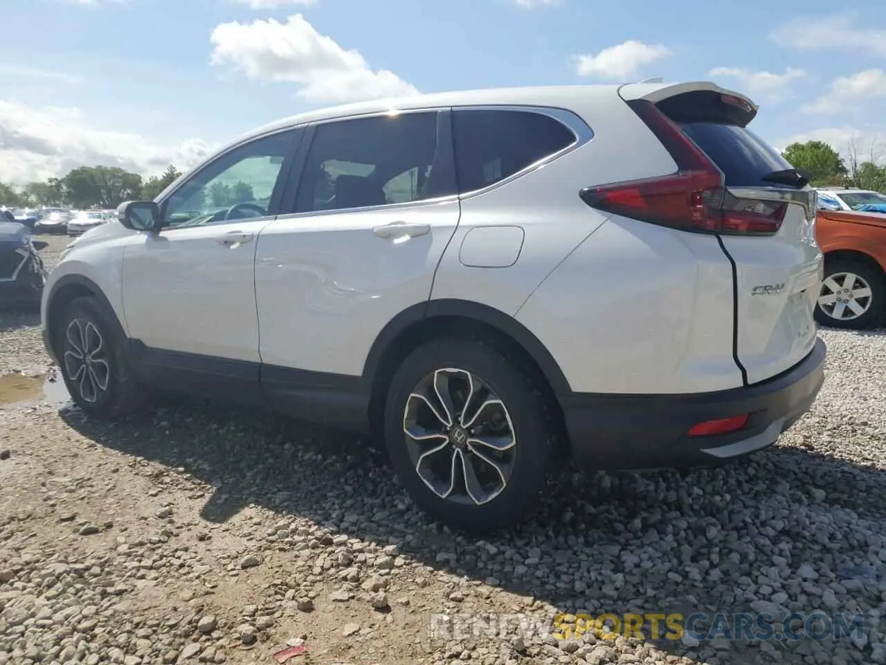 2 Photograph of a damaged car 5J6RW2H84ML005874 HONDA CRV 2021