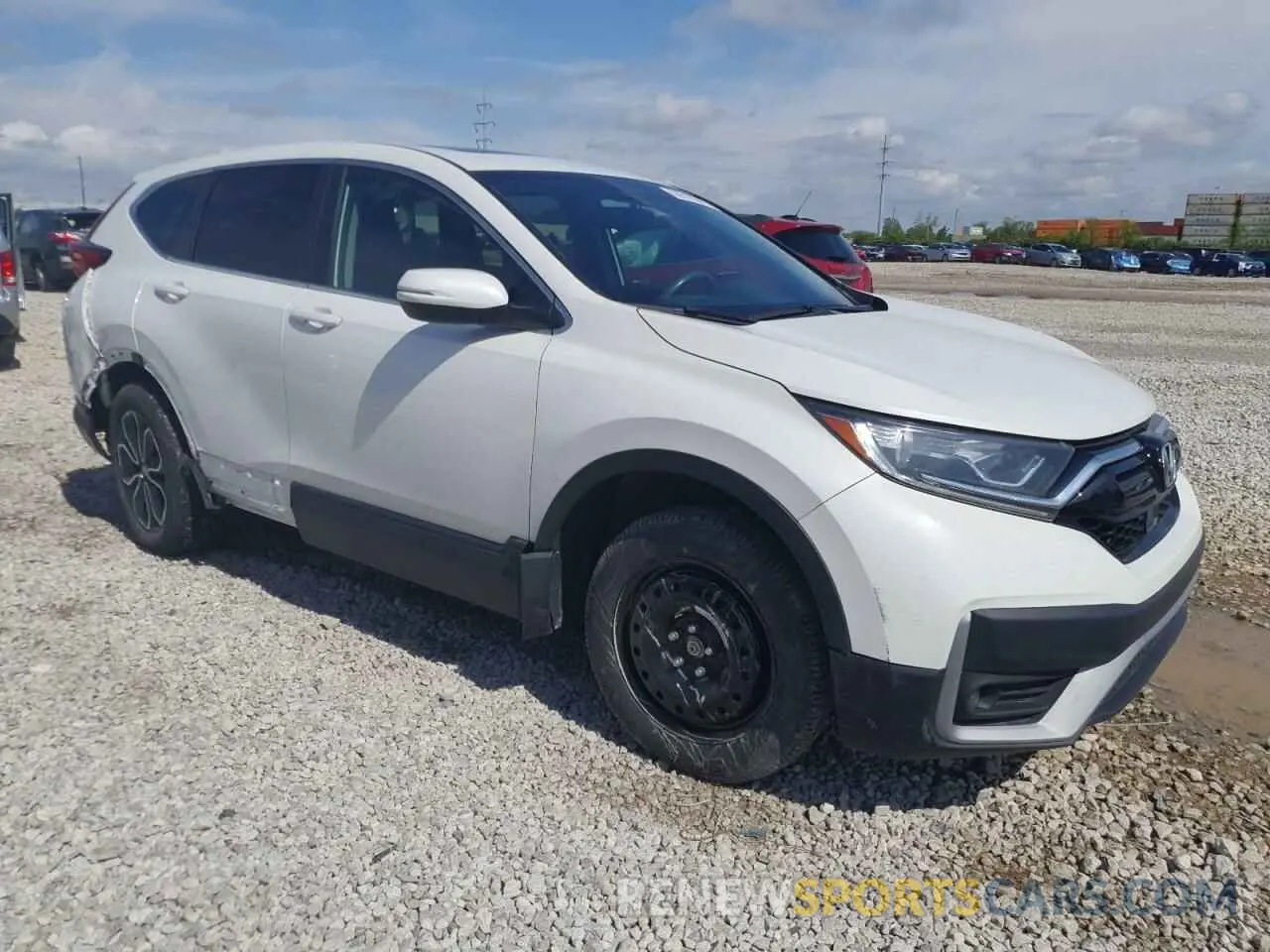 4 Photograph of a damaged car 5J6RW2H84ML005874 HONDA CRV 2021