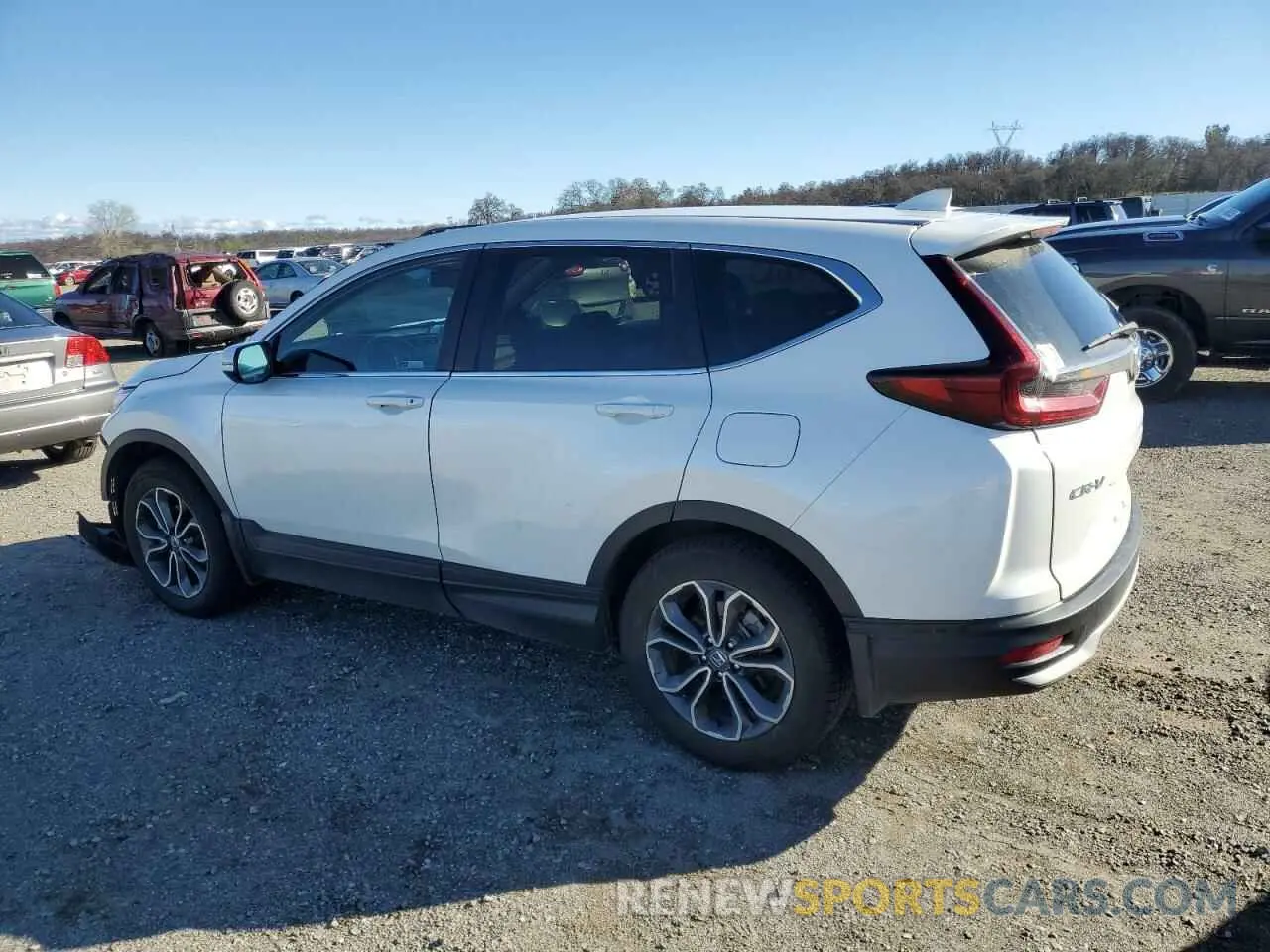 2 Photograph of a damaged car 5J6RW2H87MA011387 HONDA CRV 2021