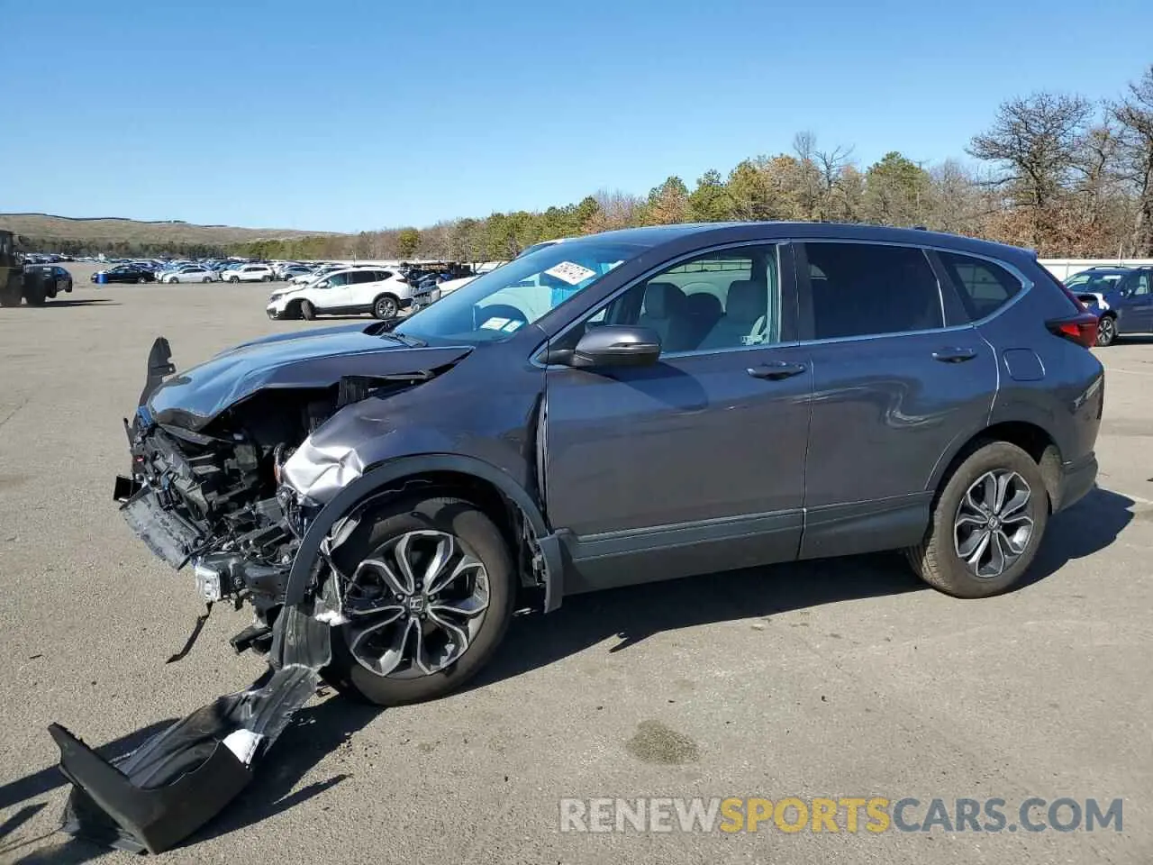 1 Photograph of a damaged car 5J6RW2H89ML003408 HONDA CRV 2021