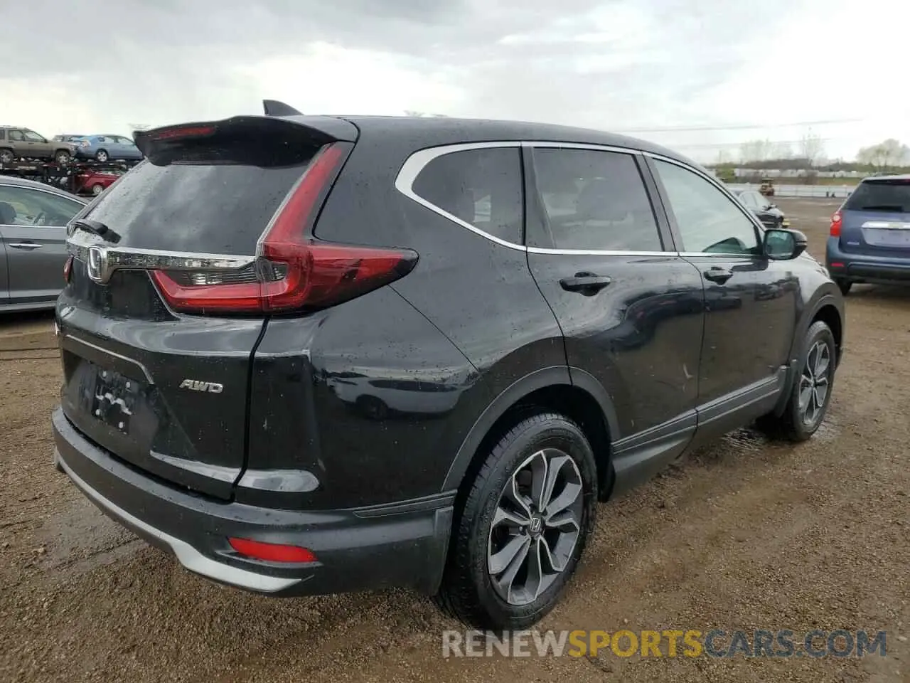 3 Photograph of a damaged car 5J6RW2H8XML007077 HONDA CRV 2021