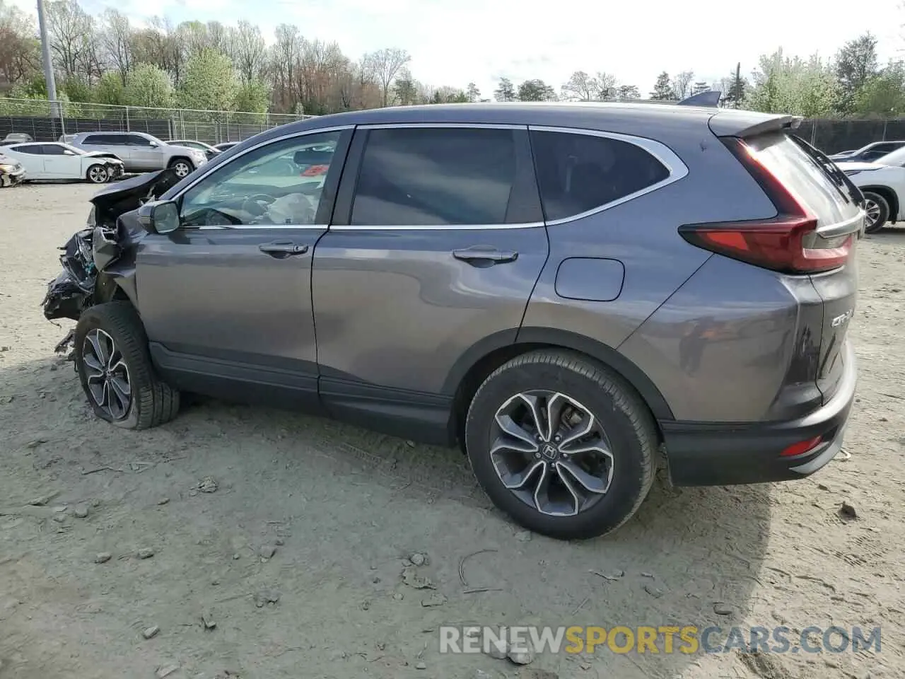 2 Photograph of a damaged car 5J6RW2H8XML014756 HONDA CRV 2021
