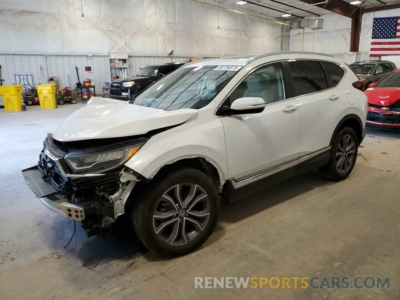 1 Photograph of a damaged car 5J6RW2H92ML022200 HONDA CRV 2021