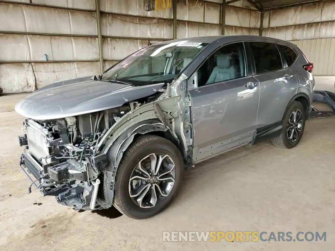 1 Photograph of a damaged car 7FART6H85ME032045 HONDA CRV 2021