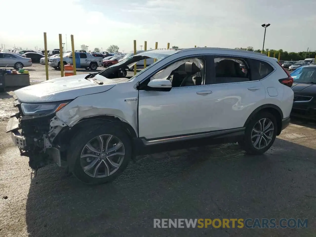 1 Photograph of a damaged car 7FART6H92ME002266 HONDA CRV 2021