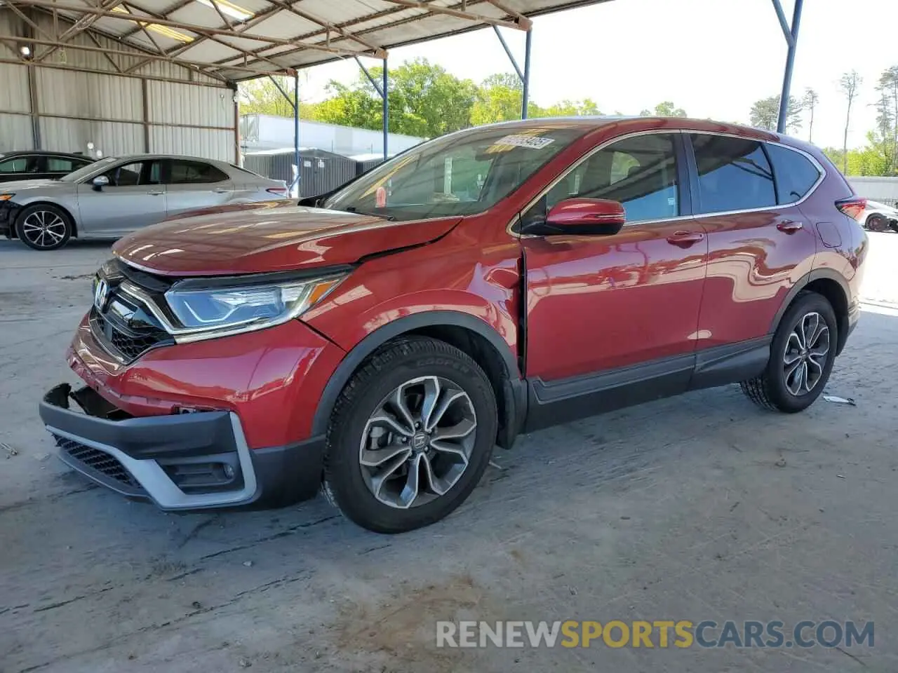 1 Photograph of a damaged car 7FARW1H50ME013497 HONDA CRV 2021