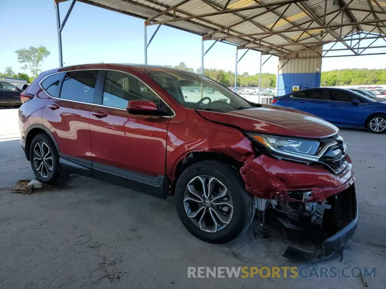 4 Photograph of a damaged car 7FARW1H50ME013497 HONDA CRV 2021
